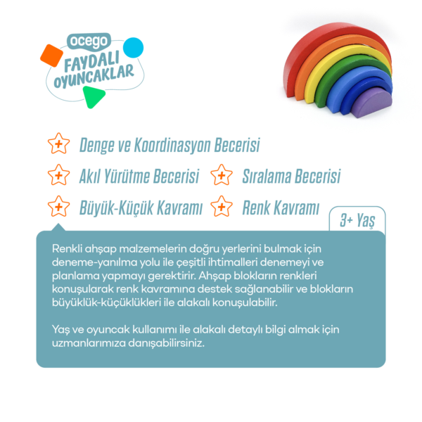 WALDORF AHŞAP GÖKKUŞAĞI 7Lİ