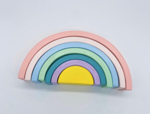 AHŞAP GÖKKUŞAĞI 7Lİ PEMBE